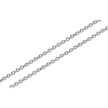 iZlato Forever Zlatý řetízek rolo z bílého zlata 14K IZ11953A