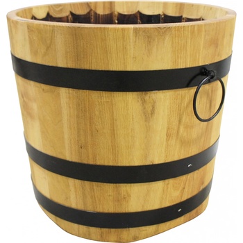 J.A.D. Tools 5977 Květináč dřevěný kulatý (dub) 45 x 50 cm