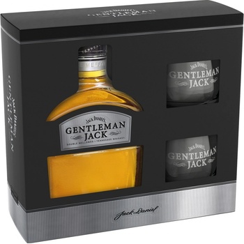 Jack Daniel's Gentleman Jack 40% 0,7 l (dárkové balení 2 sklenice)