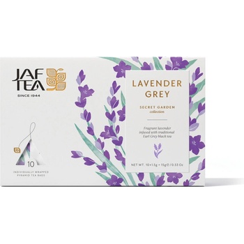 Jaftea Secret Garden Lavender Grey pyramidové sáčky 10 x 1,5 g