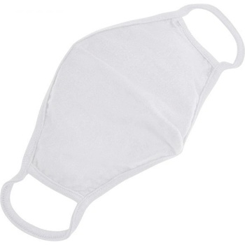 Jago 75007 bavlněná rouška dvouvrstvá bílá 2 ks