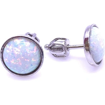 Jan Kos Jewellery stříbrné náušnice s opálem 32106691
