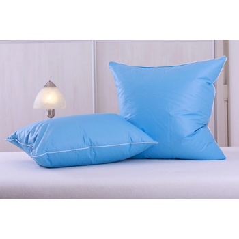 JAN peří Polštář péřové husí drané peří 5/95 modré 50x50