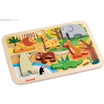 Janod puzzle Zvířátka v ZOO