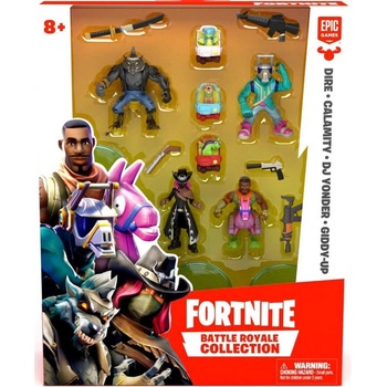 Jazwares Fortnite Battle Royal sada 4 sběratelských k Dire Calamity DJ Yonder a Giddy-Up