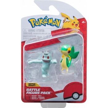 Jazwares Pokémon Battle Machop a Snivy