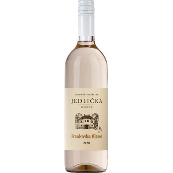 Jedlička Frankovka Klaret Pozdní sběr 11% 0,75 l (holá láhev)