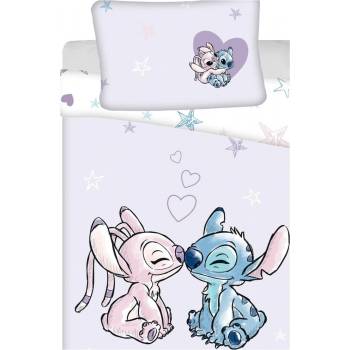 Jerry Fabrics Disney povlečení Lilo and Stitch Purple baby 100 x 135 cm 40 x 60 cm