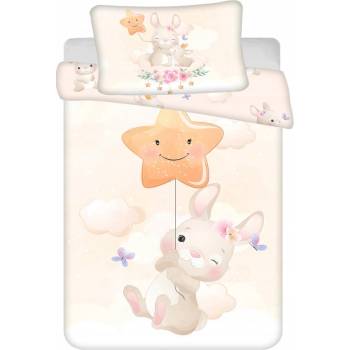 Jerry Fabrics Povlečení do postýlky Bunny Star 100 cm x 135 cm 40 cm x 60 cm