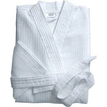 Jerry Fabrics Vaflový župan JF bílá