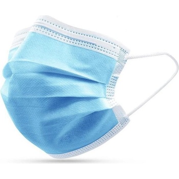 Jinsheng rouška jednorázová třívstvá uni modrá