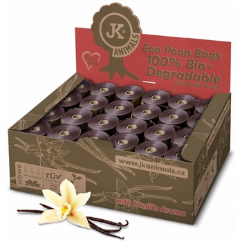 JK ANIMALS Bio-rozložitelné sáčky pro psí exkrementy 360 sáčků 24 rolí