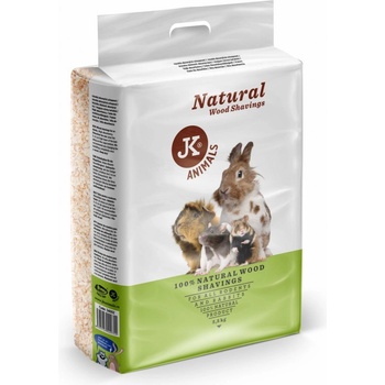 JK ANIMALS Přírodní dřevěné hobliny 2,5 kg 60 l