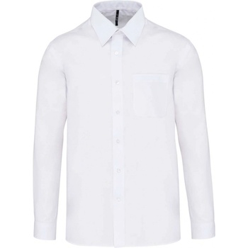 Jofrey pánská košile dlouhý rukáv bílá