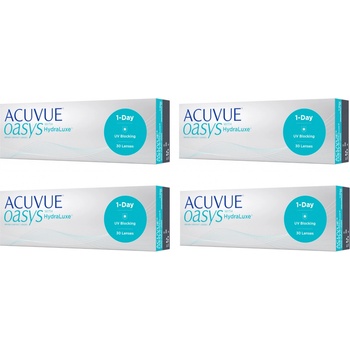 Johnson & Johnson Acuvue Oasys 1-Day with HydraLuxe 30 čoček balení 3+1 zdarma