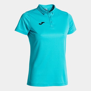 Joma Hobby Dámské triko Women Polo Shirt S/S Fluor Turquoise