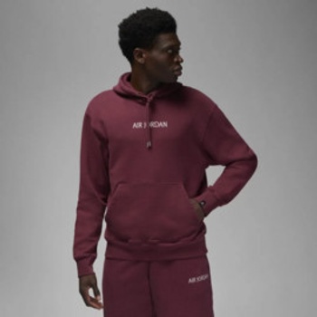Jordan wordmark fleece hoodie DV6463-645 červená
