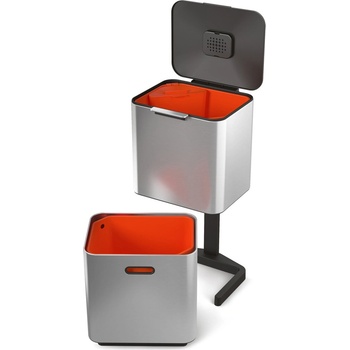 JOSEPH JOSEPH Koše na tříděný odpad Totem Max 60 l Steel 30060