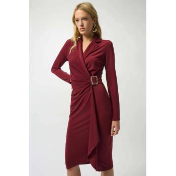 JOSEPH RIBKOFF dámské šaty vínové