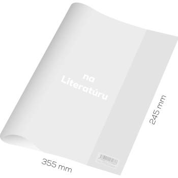 JUNIOR Obal na Literaturu PVC hrubý transparentní
