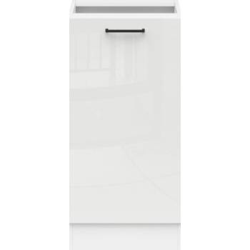 Junona Line Tafla skříňka D1D/50/82 L, bílá/bílá křída lesk