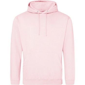 Just Hoods mikina College Světle růžová
