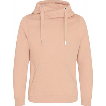 Just Hoods unisex mikina s křížovým límcem Cross tělová