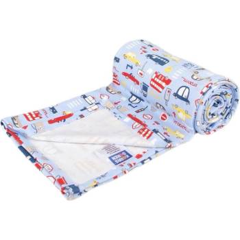 Kaarsgaren Letní deka autíčka modrá