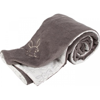 KAARSGAREN Zateplená dětská deka šedá zajíček