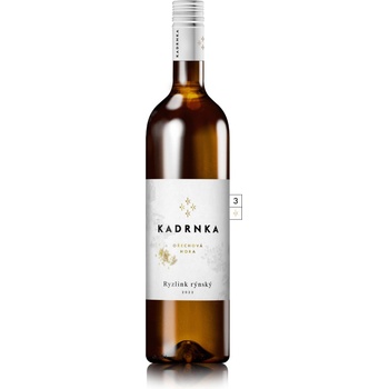 Kadrnka K3 Ryzlink rýnský Mitrberk 2023 13,5% 0,75 l (holá láhev)