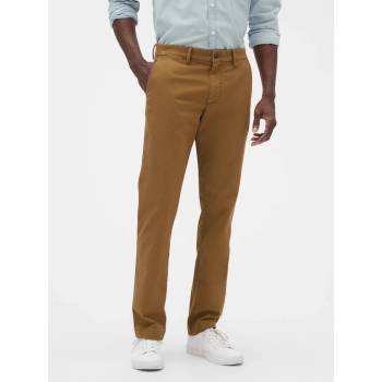 Kalhoty khaki slim fit GapFlex Hnědá