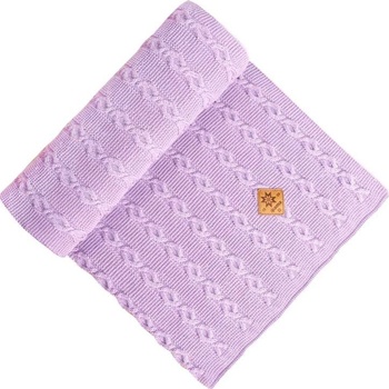 Kama Pletená dětská Merino deka Q107 Růžová