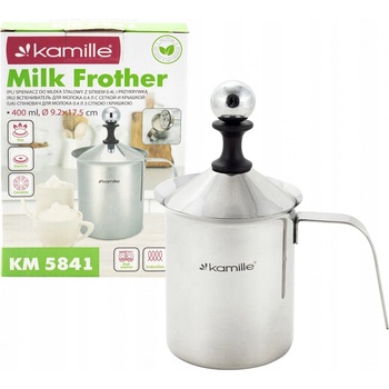 kamille Napěňovač mléka 0,4 l nerezový