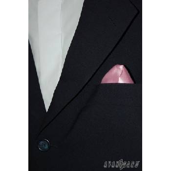 Kapesníček pánský do saka satén růžová