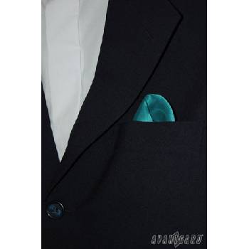 Kapesníček pánský do saka satén tyrkysový