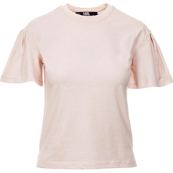 Karl Lagerfeld Athleisure Puff Sleeve růžové
