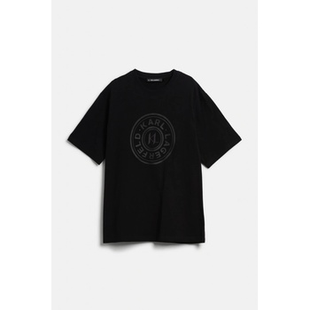 Karl Lagerfeld CIRCLE LOGO T-SHIRT BLACK