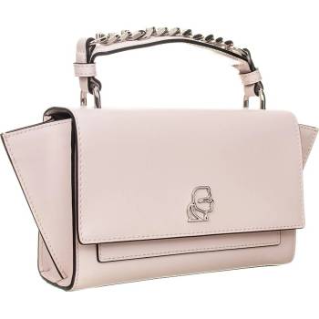 Karl Lagerfeld dámská kožená crossbody kabelka růžová