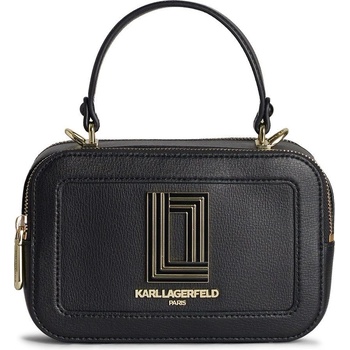 Karl Lagerfeld dámská kožená kabelka crossbody SIMONE černá