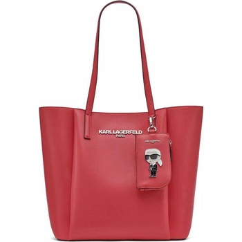 Karl Lagerfeld dámská kožená kabelka LOUISE červená