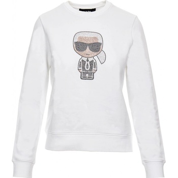 Karl Lagerfeld dámská mikina Ikonik Rhinestone s kamínky