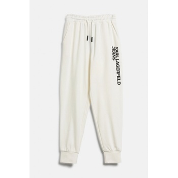 Karl Lagerfeld JEANS KLJ TEXT LOGO SLIM SWEATPANT WHITE