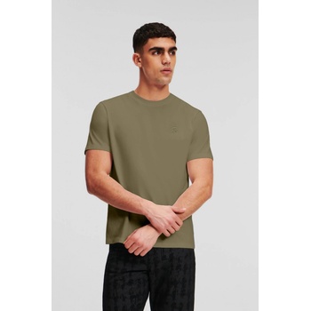 Karl Lagerfeld KAMEO LOGO T-SHIRT DUSKY GREEN