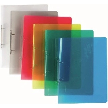 Karton P+P 2 kroužkový pořadač A5 25 mm průhledný čirý