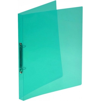 Karton P+P 2 kroužkový pořadač A5 25 mm průhledný zelený