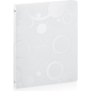 Karton P+P Black & White 4 kroužkový pořadač PP 2 cm černý