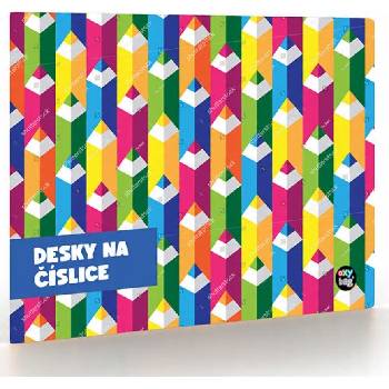 Karton P P Desky na abecedu Pastelky