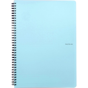 Karton P+P PASTELINi Kroužkový blok A5 modrá