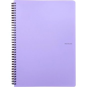 Karton P+P Twin wire blok A4 PP PASTELINI fialová