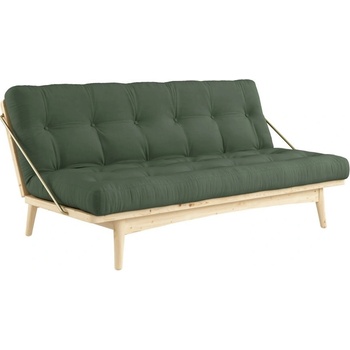 Karup design JUMP SOFA natural pine borovice 130*190 cm olive green